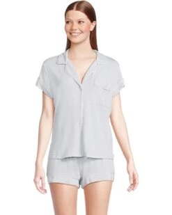 Eberjey Gisele - Shortie Short PJ Set | Sleepwear -Daily Wear Shop 61YkIpsKSAL. AC SR736920