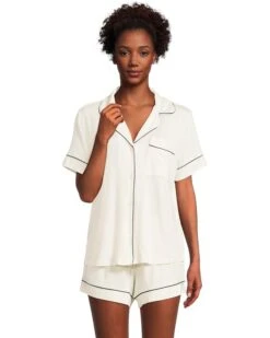 Eberjey Gisele Relaxed Short PJ Set | Sleepwear -Daily Wear Shop 61Z6w56wR0L. AC SR736920