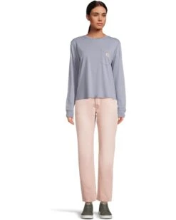 Carhartt TENCEL™ Fiber Series Loose Fit Long-Sleeve Pocket T-Shirt | Shirts & Tops -Daily Wear Shop 61aeDHPBTeL. AC SR736920