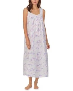 Eileen West Cotton Woven Sleeveless Ballet Gown | Sleepwear