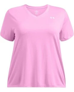 Under Armour Plus Size Tech Short Sleeve V-Neck Twist | Shirts & Tops -Daily Wear Shop 61ejorKYNL. AC SR736920