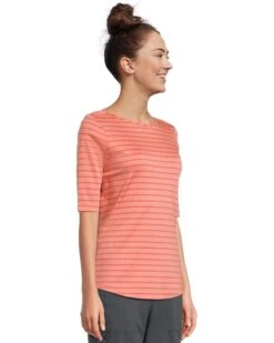 L.L.Bean Pima Cotton Tee Boatneck Elbow Sleeve Stripe | Shirts & Tops 11 L.L.Bean Pima Cotton Tee Boatneck Elbow Sleeve Stripe | Shirts & Tops -Daily Wear Shop 61hNMR186wL. AC SR736920