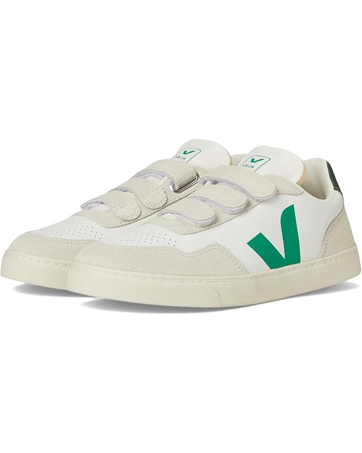 VEJA Kids Small V-90 Origanically Traced Leather (Big Kid) | Sneakers & Athletic Shoes 3 VEJA Kids Small V-90 Origanically Traced Leather (Big Kid) | Sneakers & Athletic Shoes