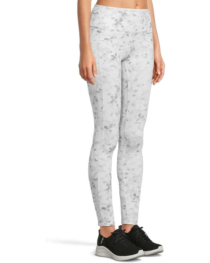 SKECHERS Go Walk Rib Full Length High-Waisted Leggings | Pants 4 SKECHERS Go Walk Rib Full Length High-Waisted Leggings | Pants - Image 2