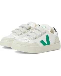 VEJA Kids Small V-90 Origanically Traced Leather (Toddler) | Sneakers & Athletic Shoes