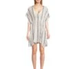 BECCA Radiance Plunge Tie Front Tunic Cover-Up | Swimwear -Daily Wear Shop 61ofSJguDNL. AC SR736920