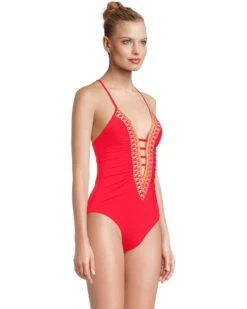 BECCA Fiesta Clare Plunge One Piece | Swimwear 8 BECCA Fiesta Clare Plunge One Piece | Swimwear -Daily Wear Shop 61ojBAuJRmL. AC SR736920