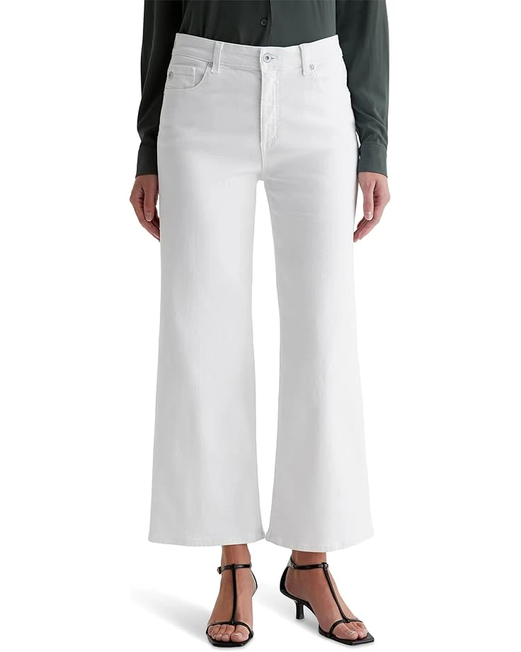AG Jeans Saige Mid-Rise Wide Leg Jeans in Gallery White 3 AG Jeans Saige Mid-Rise Wide Leg Jeans in Gallery White