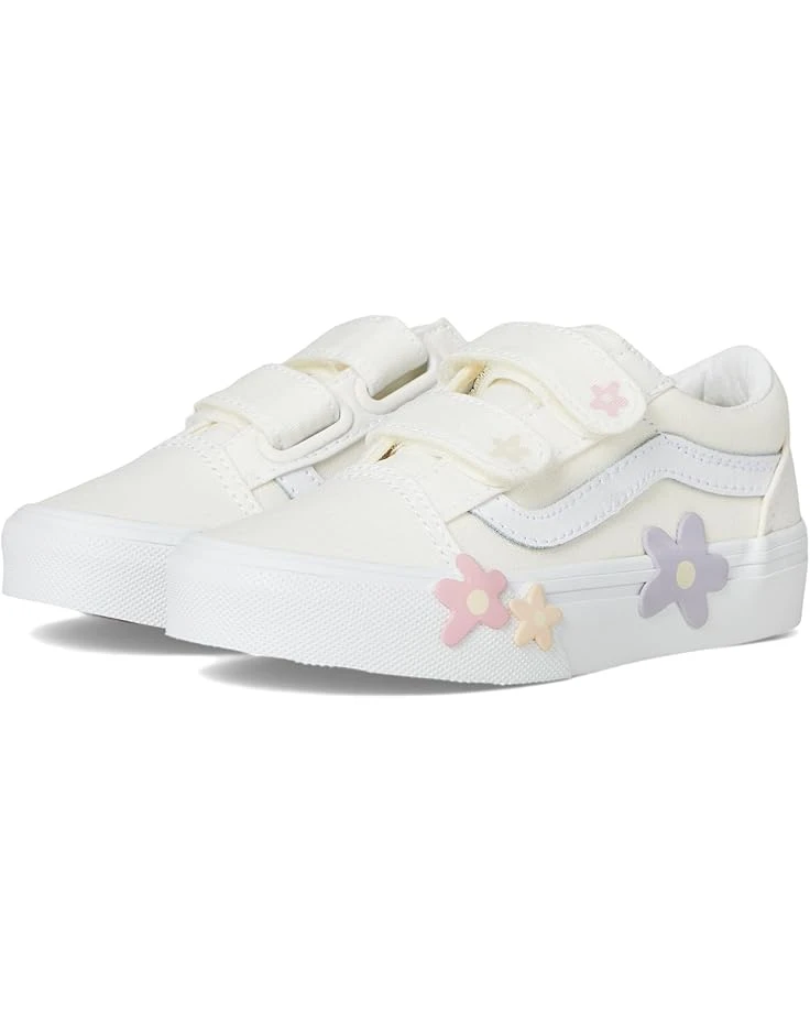 Vans Kids Old Skool V Flower (Little Kid) | Sneakers & Athletic Shoes 3 Vans Kids Old Skool V Flower (Little Kid) | Sneakers & Athletic Shoes