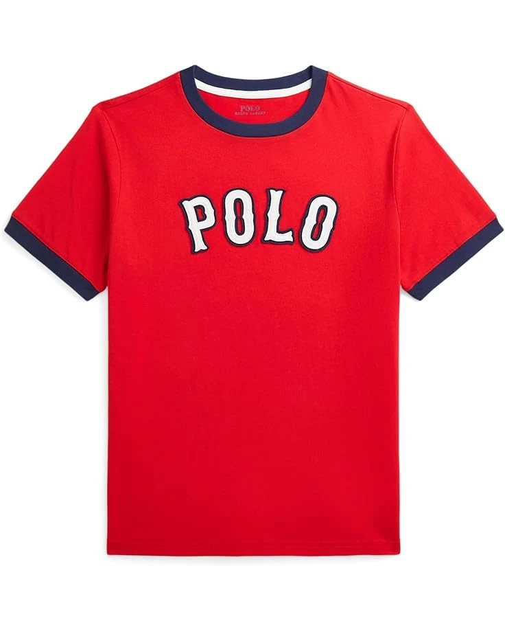 Polo Ralph Lauren Kids Baseball-Logo Cotton Jersey Tee (Big Kid) | Shirts & Tops 6 Polo Ralph Lauren Kids Baseball-Logo Cotton Jersey Tee (Big Kid) | Shirts & Tops - Image 4