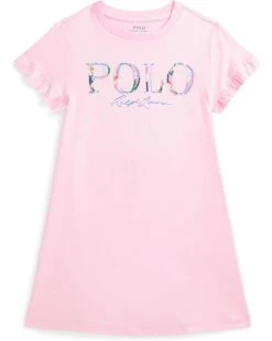 Polo Ralph Lauren Kids Logo Cotton Jersey Tee Dress (Toddler/Little Kid) | Dresses