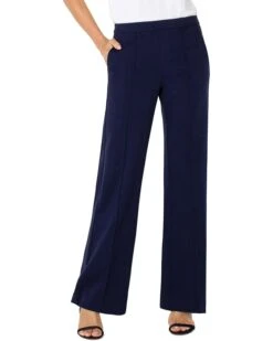 Liverpool Los Angeles Petite Pull On Wide Leg Trouser | Pants