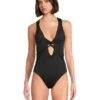 BECCA Color Code Iris Twist Front Plunge One Piece | Swimwear -Daily Wear Shop 61uwxmhmmL. AC SR736920