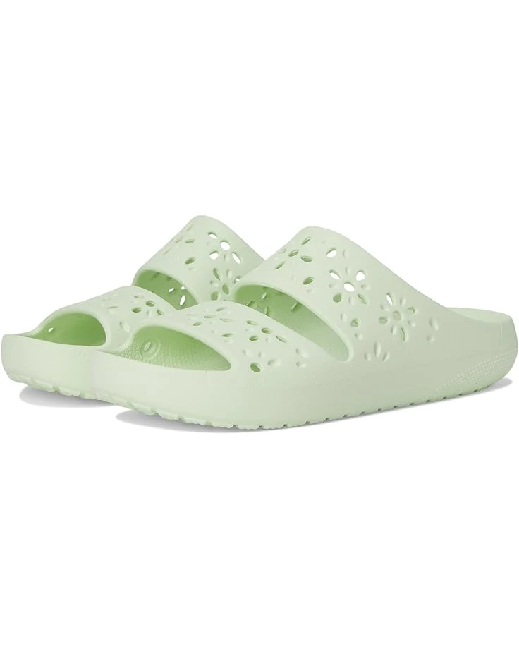 Crocs Classic Sandals 2.0 with Floral Cutout Design 10 Crocs Classic Sandals 2.0 with Floral Cutout Design - Image 8