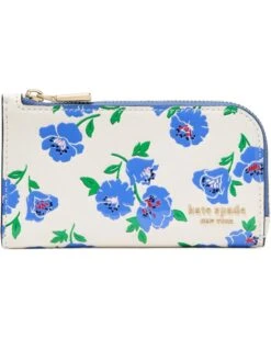 Kate Spade New York Devin Springtime Blooms Small Slim Bifold Wallet | Wallets