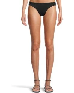 BECCA Colette Scalloped Crochet Tab American Fit Bottom | Swimwear