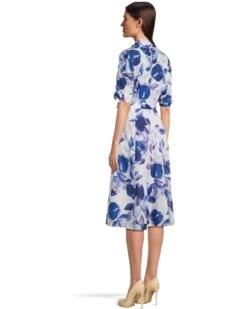 Calvin Klein Cotton Floral Tie Waist | Dresses -Daily Wear Shop 61wu6RyjRaL. AC SR736920