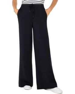 Liverpool Los Angeles Plush Comfort Knit Pull On Wide Leg Crop Trouser | Pants