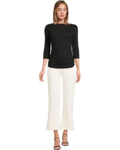 Michael Stars Asha 3/4 Sleeve Straight Neck Top | Shirts & Tops -Daily Wear Shop 61xWBb5MsDL. AC SR736920