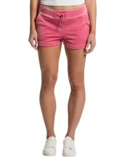 Juicy Couture Velour Juicy Shorts With Back Bling -Daily Wear Shop 61yc17LuU8L. AC SR736920