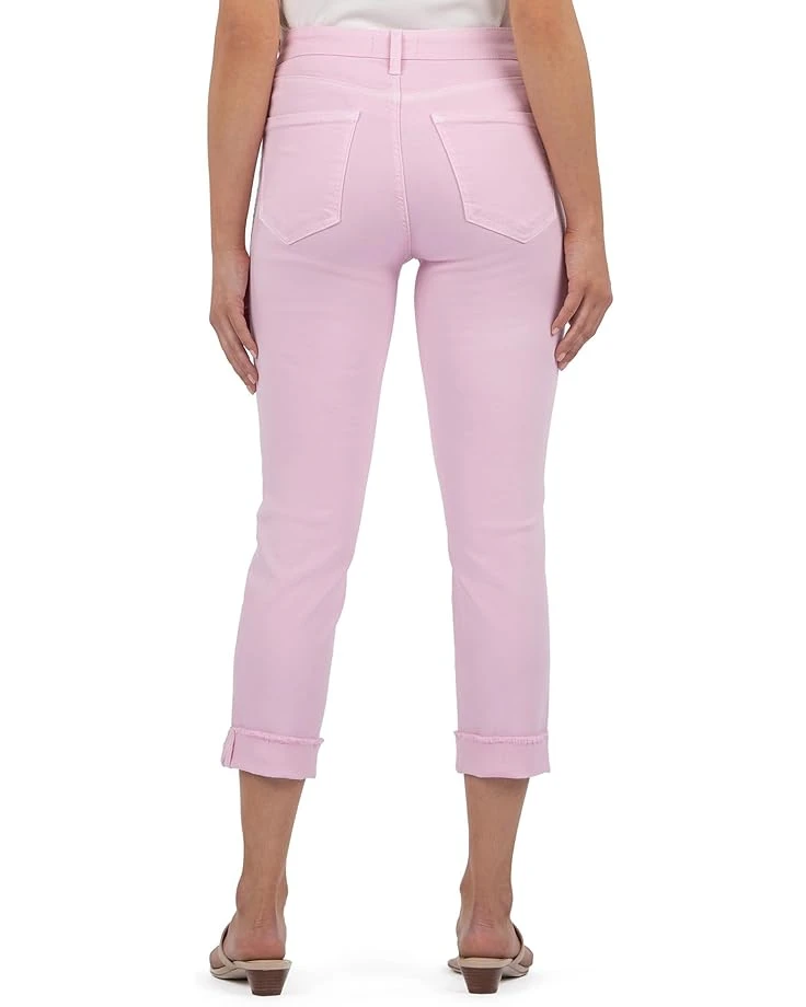 KUT from the Kloth Amy Crop Straight Leg - Roll-Up Frey | Jeans 4 KUT from the Kloth Amy Crop Straight Leg - Roll-Up Frey | Jeans - Image 2