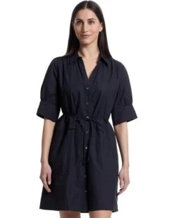 Lilla P Shirred Sleeve Shirt Dress | Dresses
