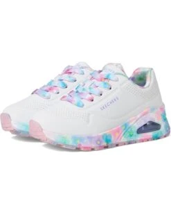 SKECHERS KIDS Uno Generation 1 - Pastel Blooms 310320L (Little Kid/Big Kid) | Sneakers & Athletic Shoes