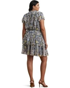 Lauren Ralph Lauren Plus Size Devany Short Sleeve Day Dress | Dresses -Daily Wear Shop 71 Bjakd9L. AC SR736920