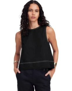 Madewell Suki Top - 100% Linen | Shirts & Tops