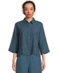 Eileen Fisher Classic Collar Shirt | Shirts & Tops -Daily Wear Shop 711TAhr5r8L. AC SR736920