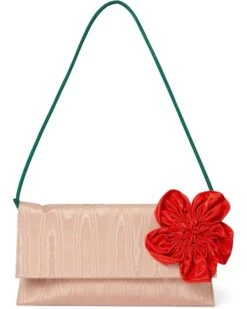 Loeffler Randall Charlee Flap Clutch W/ Flower | Handbags