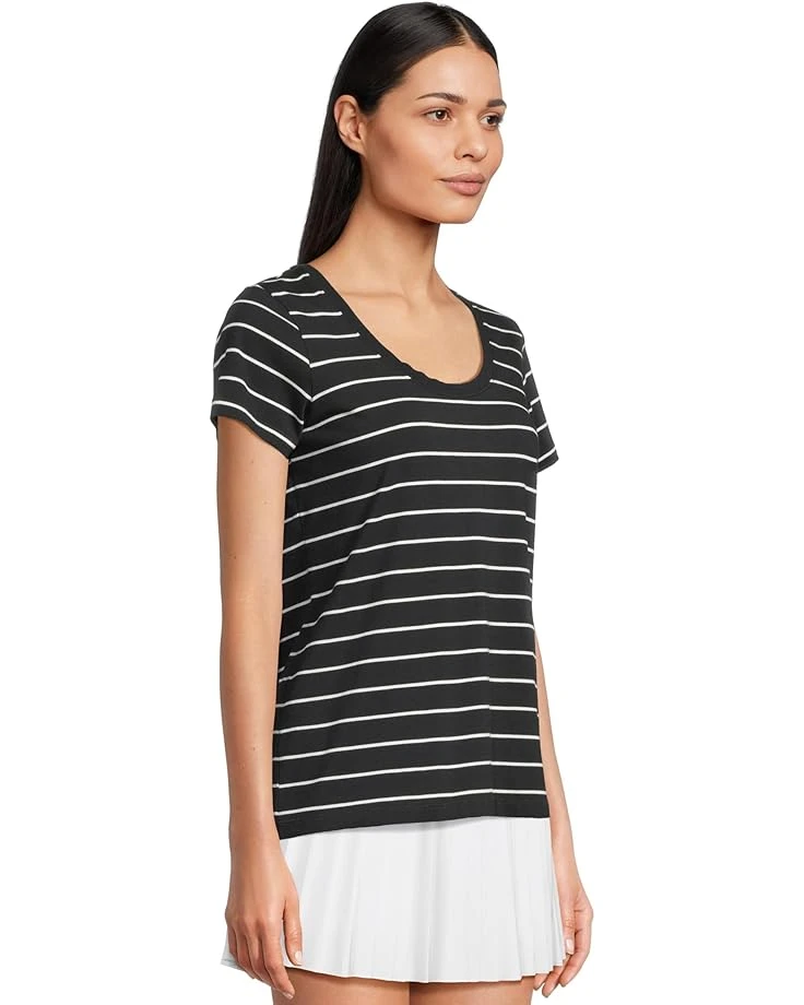 L.L.Bean Soft Stretch Supima Tee Scoopneck Short-Sleeve Stripe | Shirts & Tops 4 L.L.Bean Soft Stretch Supima Tee Scoopneck Short-Sleeve Stripe | Shirts & Tops - Image 2