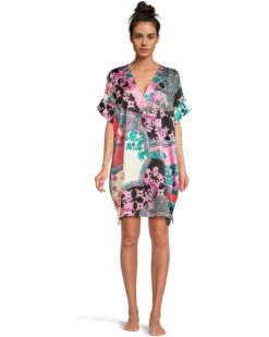 N by Natori Brocade Satin Sleepshirt | Sleepwear