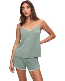 Eberjey Frida - The Whip Stitch Cami and Shorts Set | Sleepwear -Daily Wear Shop 712wvQaJJL. AC SR736920