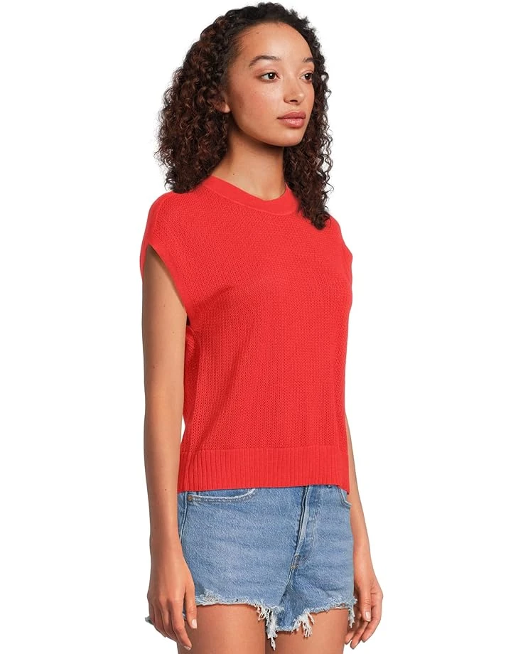 Lilla P Short Sleeve Crewneck Sweater | Sweaters 4 Lilla P Short Sleeve Crewneck Sweater | Sweaters - Image 2