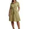 Lauren Ralph Lauren Plus Size Wakana Elbow Sleeve Day Dress | Dresses