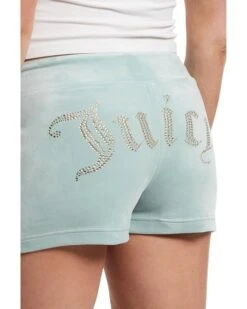 Juicy Couture Velour Juicy Shorts With Back Bling -Daily Wear Shop 714GO7 895L. AC SR736920