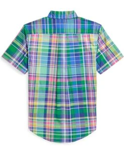 Polo Ralph Lauren Kids Gingham Cotton Poplin Short-Sleeve Shirt (Big Kid) | Shirts & Tops -Daily Wear Shop 714lw6hkT2L. AC SR736920