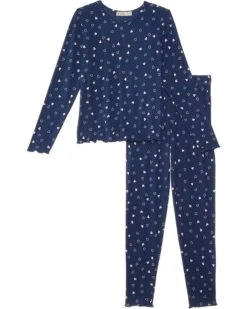 Barefoot Dreams Kids Soft Ribbed Youth Set(little Kid/Big Kid) | Sleepwear -Daily Wear Shop 715vYiBvc6L. AC SR736920