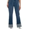 KUT from the Kloth Fay High Rise Fab Ab Straight Leg-roll Up Pintuck | Jeans -Daily Wear Shop 716uoJ1eUnL. AC SR736920