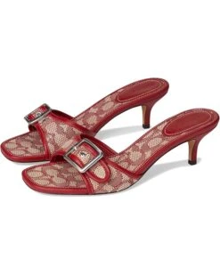 COACH Margot Sandals In Signature Textile Jacquard | Heels 19 COACH Margot Sandals In Signature Textile Jacquard | Heels -Daily Wear Shop 716vnk00VnL. AC SR736920