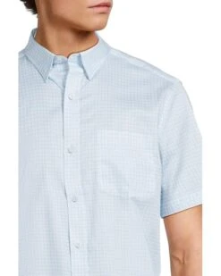 Johnston & Murphy Short Sleeve Diamond Print Shirt | Shirts & Tops -Daily Wear Shop 716w25g2ML. AC SR736920