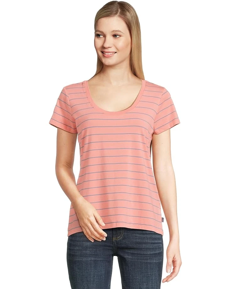 L.L.Bean Soft Stretch Supima Tee Scoopneck Short-Sleeve Stripe | Shirts & Tops 8 L.L.Bean Soft Stretch Supima Tee Scoopneck Short-Sleeve Stripe | Shirts & Tops - Image 6