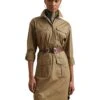 Lauren Ralph Lauren Belted Cotton-Blend Shirtdress | Dresses -Daily Wear Shop 718rw7N jCL. AC SR736920