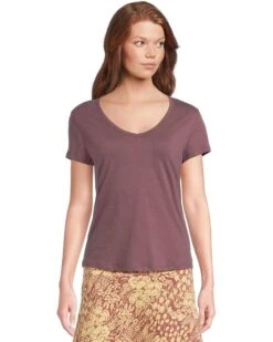 Toad&Co Marley Short Sleeve V Tee | Shirts & Tops -Daily Wear Shop 7195O4Ny0aL. AC SR736920