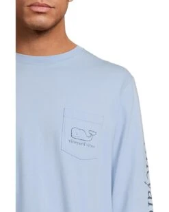 Vineyard Vines Long Sleeve Vintage Whale Pocket T-Shirt | Shirts & Tops -Daily Wear Shop 719e6W2mntL. AC SR736920