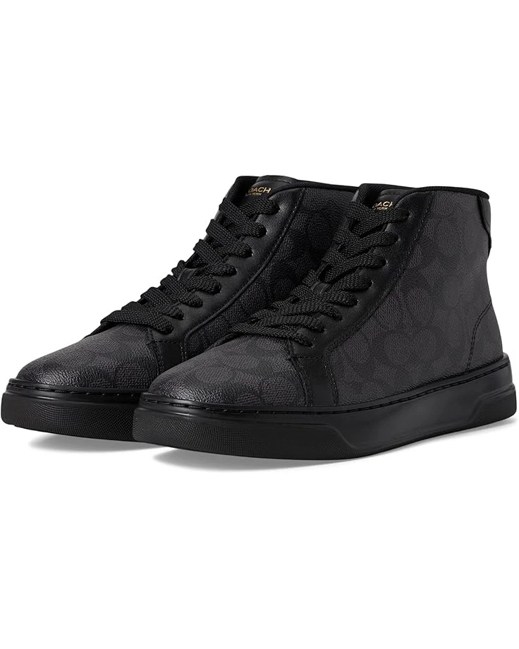 COACH High Line High Top Sneaker In Signature Canvas | Sneakers & Athletic Shoes 3 COACH High Line High Top Sneaker In Signature Canvas | Sneakers & Athletic Shoes