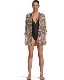 Tommy Bahama Leopard Boyfriend Shirt | Swimwear -Daily Wear Shop 71AaAXOn pL. AC SR736920