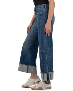 KUT from the Kloth Meg High-Rise Fab Ab Wide Leg Roll Up | Jeans 7 KUT from the Kloth Meg High-Rise Fab Ab Wide Leg Roll Up | Jeans -Daily Wear Shop 71B XpHJJmL. AC SR736920