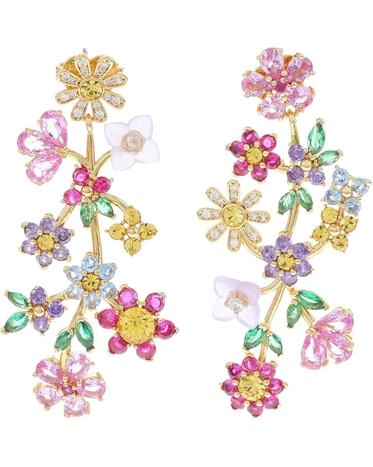 Kate Spade New York Bursting Blooms Statement Earrings 3 Kate Spade New York Bursting Blooms Statement Earrings